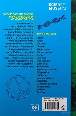 The Science Museum Biology 100 Ideas in 100 Words: A Whistle-Stop Tour of Key Concepts - Eva Amsen [KSIĄŻKA]