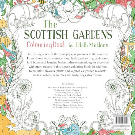 The Scottish Gardens Colouring Book - Eilidh Muldoon [KSIĄŻKA]