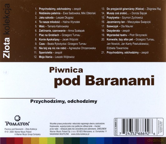 Piwnica Pod Baranami: Złota Kolekcja [CD]