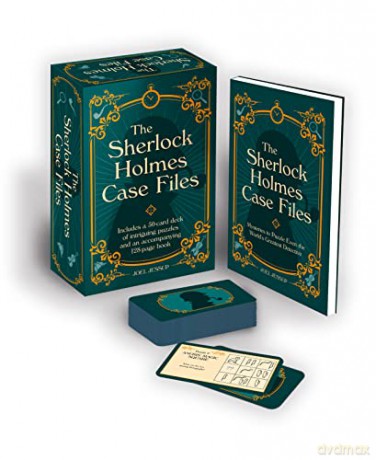 The Sherlock Holmes Case Files: Includes a 50-Card Deck of Absorbing Puzzles and an Accompanying 128-Page Book (Arcturus Leisure Kits) - Joel Jessup [KSIĄŻKA]