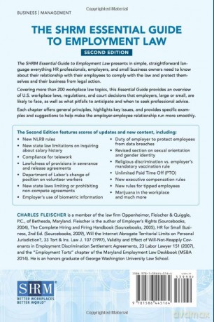 The SHRM Essential Guide to Employment Law: A Handbook for HR Professionals, Managers, Businesses, and Organizations [KSIĄŻKA]