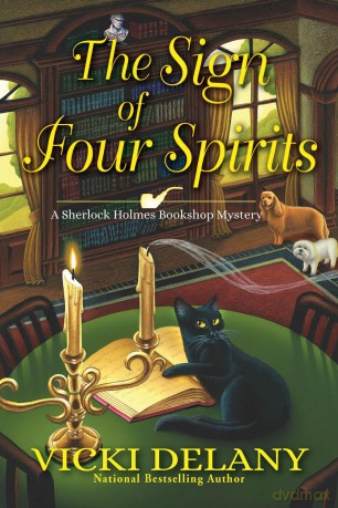 The Sign of Four Spirits (Sherlock Holmes Bookshop Mystery) - Vicki Delany [KSIĄŻKA]