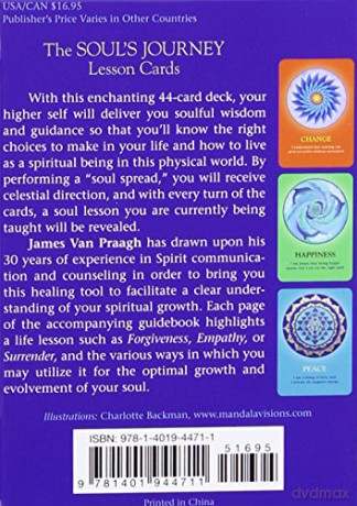 The Soul's Journey Lesson Cards: A 44-Card Deck and Guidebook - Mr James Van Praagh [KSIĄŻKA]