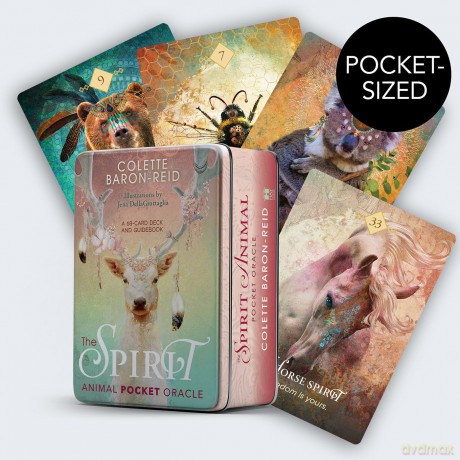 The Spirit Animal Pocket Oracle: A 68-Card Deck - Animal Spirit Cards with Guidebook - Colette Baron-Reid [KSIĄŻKA]