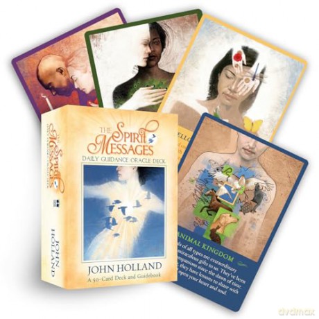The Spirit Messages Daily Guidance Oracle Deck: A 50-Card Deck and Guidebook - John Holland [KSIĄŻKA]
