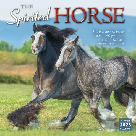 The Spirited Horse 2023 Calendar (WALL 16 MONTH) [KALENDARZ]