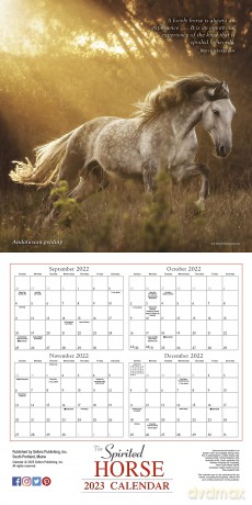 The Spirited Horse 2023 Calendar (WALL 16 MONTH) [KALENDARZ]