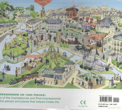 The Story of Impressionism (1000-Piece Art History Jigsaw Puzzle): 1000-Piece Art History Jigsaw Puzzle - Marcel George [KSIĄŻKA]