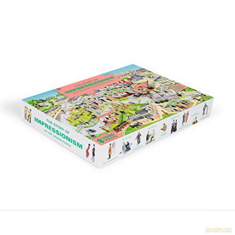 The Story of Impressionism (1000-Piece Art History Jigsaw Puzzle): 1000-Piece Art History Jigsaw Puzzle - Marcel George [KSIĄŻKA]