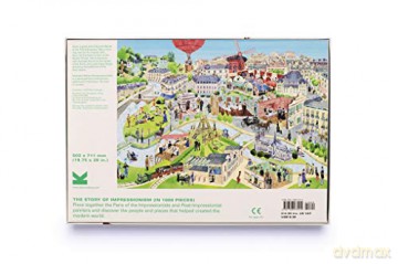 The Story of Impressionism (1000-Piece Art History Jigsaw Puzzle): 1000-Piece Art History Jigsaw Puzzle - Marcel George [KSIĄŻKA]
