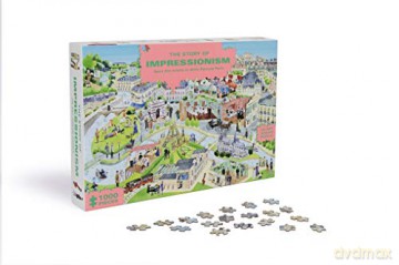 The Story of Impressionism (1000-Piece Art History Jigsaw Puzzle): 1000-Piece Art History Jigsaw Puzzle - Marcel George [KSIĄŻKA]