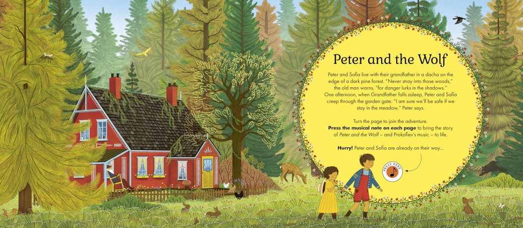 The Story Orchestra: Peter and the Wolf: Press the note to hear Prokofiev's music (9) - Jessica Courtney Tickle [KSIĄŻKA]