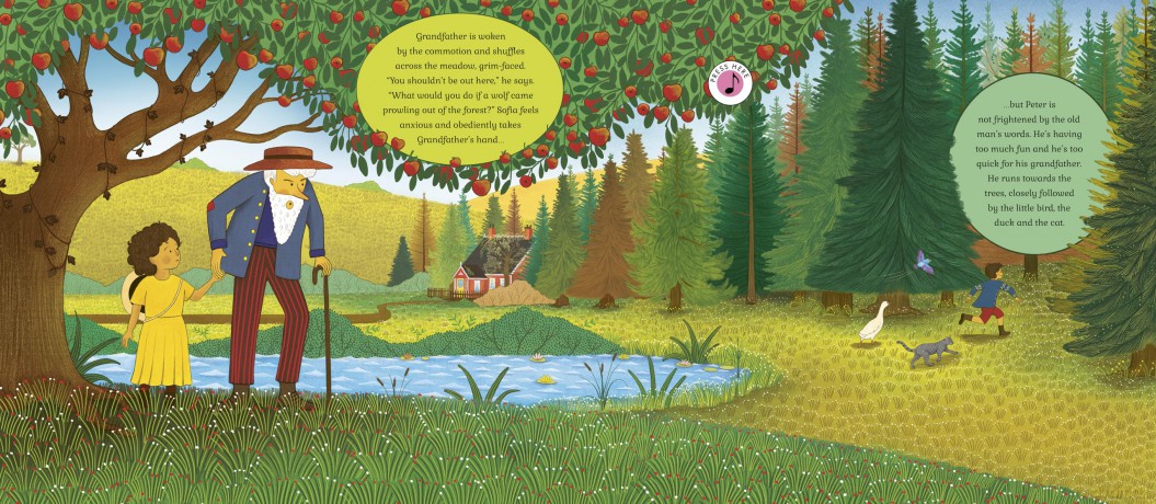 The Story Orchestra: Peter and the Wolf: Press the note to hear Prokofiev's music (9) - Jessica Courtney Tickle [KSIĄŻKA]