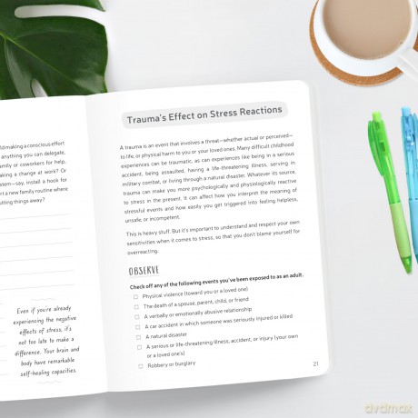 The Stress-Proof Brain Guided Journal: Writing Practices to Rewire Your Emotional Response to Stress and Feel Calm (The New Harbinger Journals for Change) - Melanie Greenberg [KALENDARZ]
