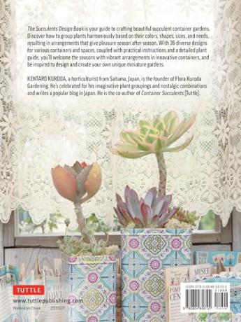 The Succulents Design Book: Container Combinations That Look Great and Thrive Together Year-Round - Kentaro Kuroda [KSIĄŻKA]