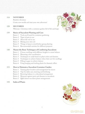 The Succulents Design Book: Container Combinations That Look Great and Thrive Together Year-Round - Kentaro Kuroda [KSIĄŻKA]