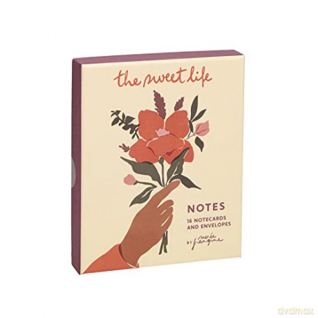 The Sweet Life Notes: 16 Notecards and Envelopes - Sacree Frangine [KSIĄŻKA]
