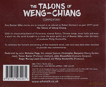 The Talons of Weng-Chiang (Who Talk) - Toby Hadoke [KSIĄŻKA]