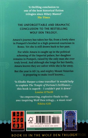 The Temple of Fortuna: the dramatic final instalment in the Sunday Times bestselling trilogy (The Wolf Den Trilogy) - Elodie Harper [KSIĄŻKA]