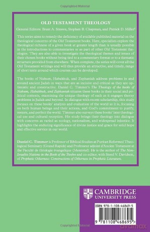 The Theology of the Books of Nahum, Habakkuk, and Zephaniah (Old Testament Theology) - Daniel C. Timmer [KSIĄŻKA]