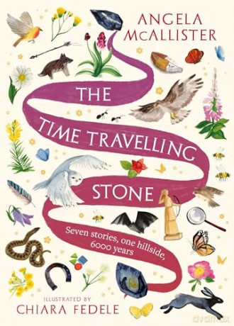 The Time Travelling Stone: Seven stories, one hillside, 6000 years - Angela McAllister [KSIĄŻKA]