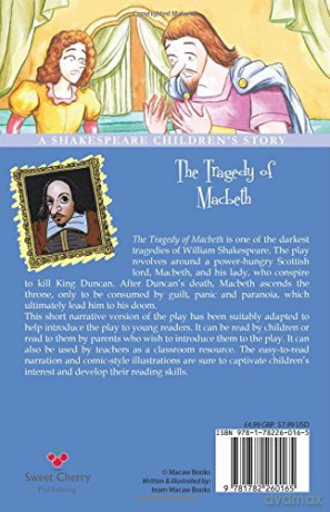 The Tragedy of Macbeth (Easy Classics) - A Shakespeare Children's Story Abridged For Ages 7-11 (20 Shakespeare Children's Stories (Easy Classics)) - William Shakespeare [KSIĄŻKA]