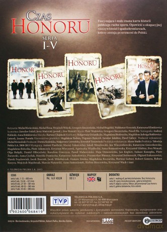 Czas Honoru sezon 1+2+3+4+5 [BOX] [20DVD]