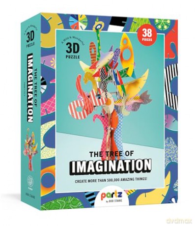 The Tree of Imagination: A Wild and Wonderful 3-d Puzzle: 38 Pieces - Bob Staake [KSIĄŻKA]