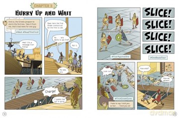 The Trojan Horse: A Modern Graphic Greek Myth (Mythology Graphics) - Stephanie True Peters [KSIĄŻKA]