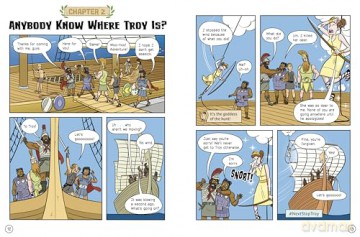 The Trojan Horse: A Modern Graphic Greek Myth (Mythology Graphics) - Stephanie True Peters [KSIĄŻKA]