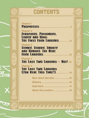 The Twelve Labours of Hercules: A Modern Graphic Greek Myth (Mythology Graphics) - Stephanie True Peters [KSIĄŻKA]