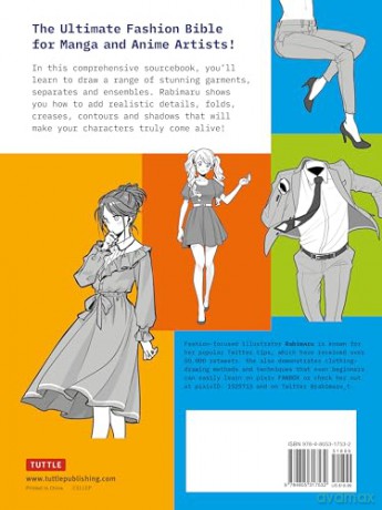 The Ultimate Guide to Manga Fashion: Learn to Draw Realistic Clothing--from Streetwear to High Fashion (with over 1000 illustrations) - Rabimaru [KSIĄŻKA]