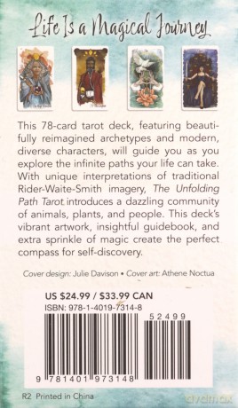 The Unfolding Path Tarot: A 78-Card Deck and Guidebook - Athene Noctua [KSIĄŻKA]