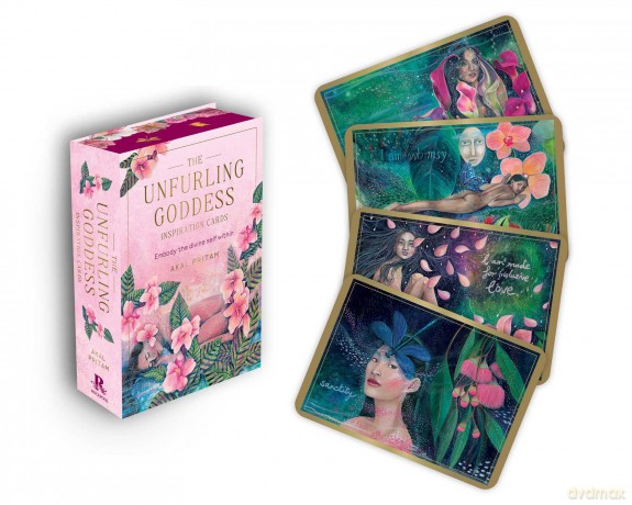 The Unfurling Goddess Inspiration Cards: Embody the divine self within - Akal Pritam [KSIĄŻKA]