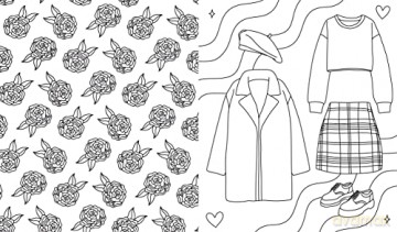 The Unofficial Emily in Paris Coloring Book: Color over 50 Images of Characters, Parisian Fashion, and More! - Ana Karen Pérez Velasco [KSIĄŻKA]