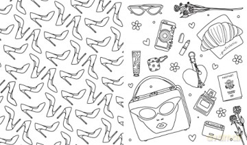 The Unofficial Emily in Paris Coloring Book: Color over 50 Images of Characters, Parisian Fashion, and More! - Ana Karen Pérez Velasco [KSIĄŻKA]