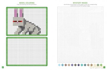 The Unofficial Minecraft Pixel Coloring Book: Volume 1 (Volume 1) [KSIĄŻKA]