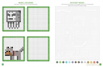 The Unofficial Minecraft Pixel Coloring Book: Volume 1 (Volume 1) [KSIĄŻKA]
