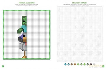 The Unofficial Minecraft Pixel Coloring Book: Volume 1 (Volume 1) [KSIĄŻKA]