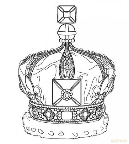 The Unofficial The Crown Coloring Book: British royal designs for fans of the show - becker&mayer! [KSIĄŻKA]