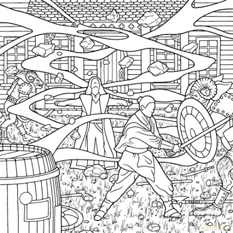 The Unofficial Wheel of Time Coloring Book: From the Two Rivers to the White Tower, Color Your Way Through the World of the Wheel (Unofficial Coloring Book) - Tayla Blaire [KSIĄŻKA]