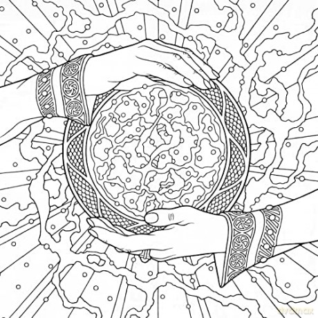 The Unofficial Wheel of Time Coloring Book: From the Two Rivers to the White Tower, Color Your Way Through the World of the Wheel (Unofficial Coloring Book) - Tayla Blaire [KSIĄŻKA]