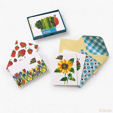 The Very Hungry Caterpillar: 12 Note Cards and Envelopes: All-occasion Greetings for Very Special Moments - Eric Carle [KSIĄŻKA]