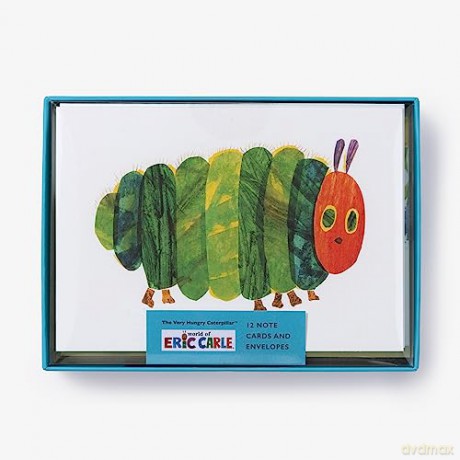 The Very Hungry Caterpillar: 12 Note Cards and Envelopes: All-occasion Greetings for Very Special Moments - Eric Carle [KSIĄŻKA]
