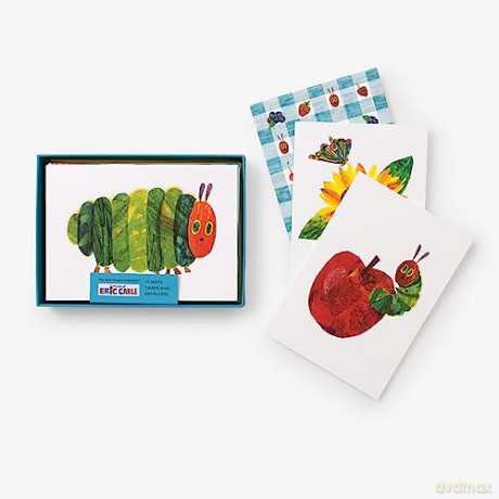 The Very Hungry Caterpillar: 12 Note Cards and Envelopes: All-occasion Greetings for Very Special Moments - Eric Carle [KSIĄŻKA]