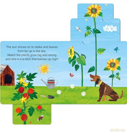 The Very Hungry Caterpillar's Garden: A push-and-pull adventure - Eric Carle [KSIĄŻKA]
