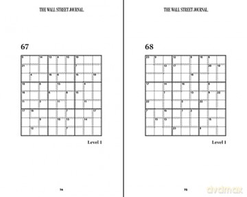 The Wall Street Journal Number Puzzle Book 1: 200 Puzzles - The Wall Street Journal [KSIĄŻKA]