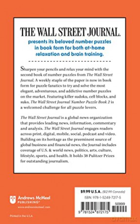 The Wall Street Journal Number Puzzle Book 2: 200 Puzzles - The Wall Street Journal [KSIĄŻKA]