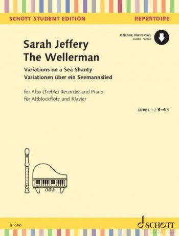 The Wellerman: Variations on a Sea Shanty. treble recorder and piano. - Sarah Jeffery [KSIĄŻKA]