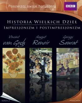 Historia Wielkich Dzieł. Seria 2. Impresjonizm i postimpresjonizm: Auguste Renoir / Georges Seurat / Vincent van Gogh (BBC) nowe wydanie [BOX] [3DVD]